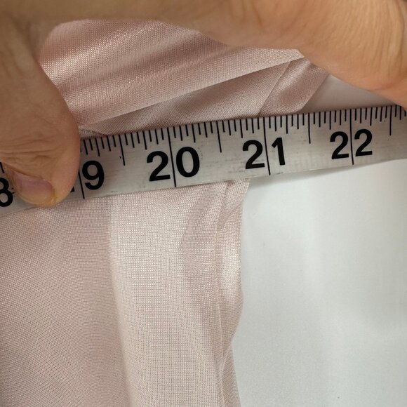 Vintage Lorraine Nightgown Pink Lace Button Front Made in USA - Picture 6 of 7